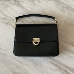 Kate Spade - top handle and crossbody purse - black